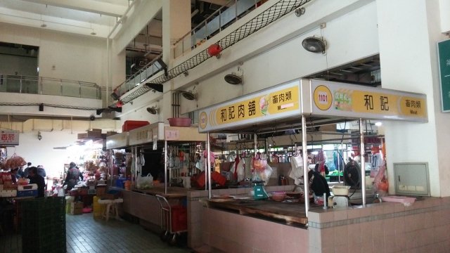 保安市場（保安公有零售市場）内の風景